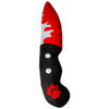 Bloody Knife Dog Squeaky & Crinkle Toy MrsCopyCat