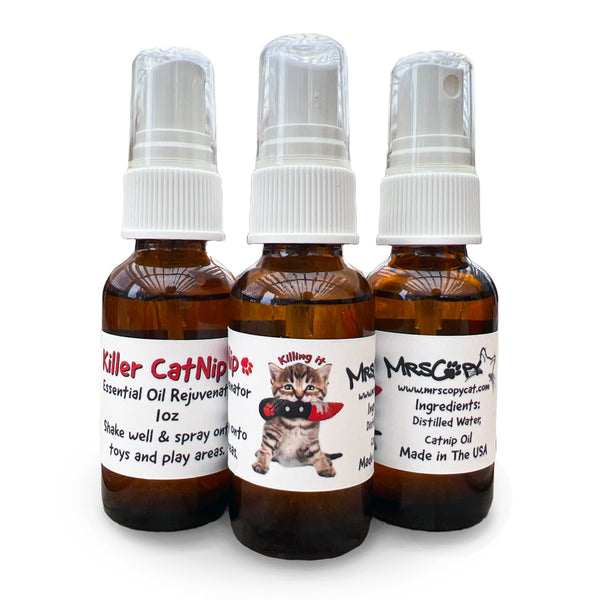 Organic Catnip Essential Oil Spay MrsCopyCat