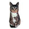 Gray Tabby Cat Plush Toy Pillow PELLE MrsCopyCat