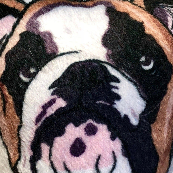 Bulldog Plush Toy Pillow BEAR MrsCopyCat