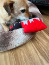 Bloody Cleaver Dog Squeaky & Crinkle Toy MrsCopyCat