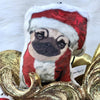 Santa Pug Dog Toy Pillow OTIS MrsCopyCat