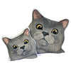 Russian Blue Cat Plush Toy Pillow MIKEL MrsCopyCat
