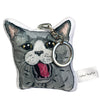 Gray Tabby Cat Plush Toy Pillow SILLY MrsCopyCat