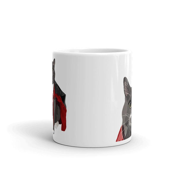 Vampire Cat Ceramic Coffee Mug MrsCopyCat