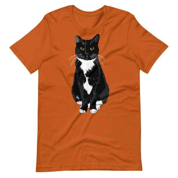 Tuxedo Cat Unisex T-Shirt PLOOMY MrsCopyCat