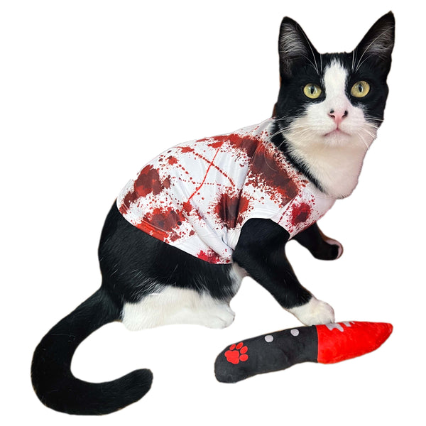 Blood Spatter Cat Tank MrsCopyCat